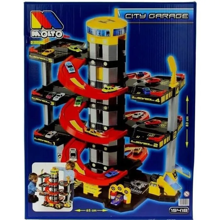 Garage pour enfants Molto Parking 6 étages-0