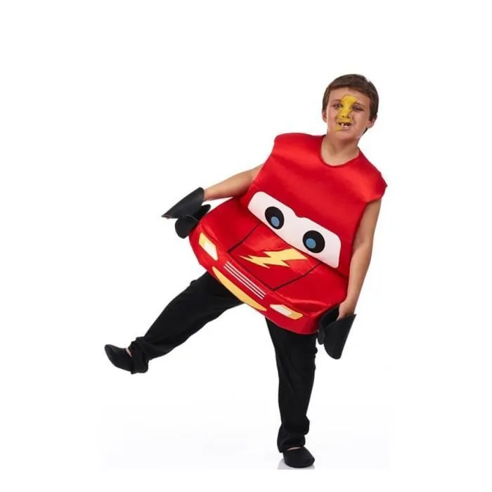Déguisement de voiture rouge pour un enfant-0