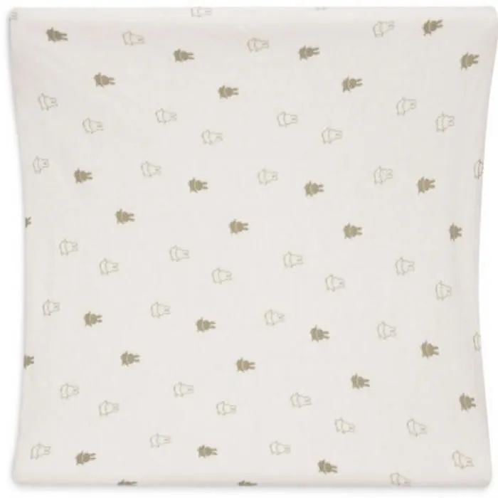 Housse matelas à langer Jersey Happy Miffy Vert Olive - JOLLEIN - 50x70cm - Bébé-2