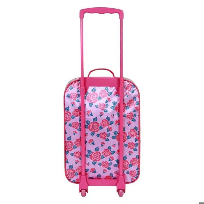 Valise Trolley Soft 3D - Disney Princesses Disney Flowers - Rose - Taille Unique-2