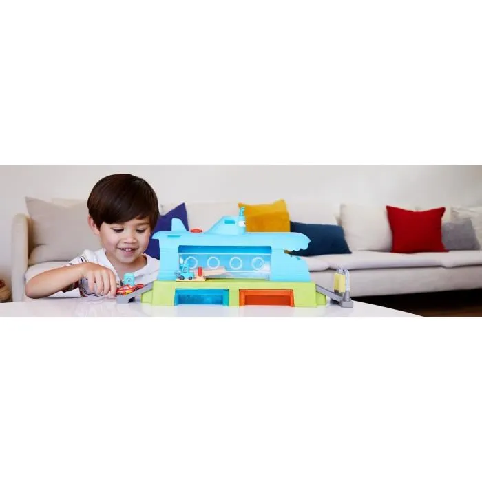 Coffret de jeu Disney+ Cars On the Road - Station De Lavage Sous-Marin - MATTEL - Color Changers - 3 ans et +-3