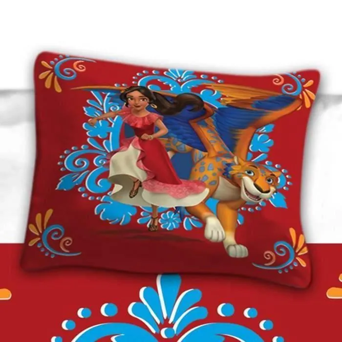 Disney Elena D 'Avalor housse de couette - 1-personne (140x200 cm) + 1 taie - (63x63 cm) - Multicolore-2
