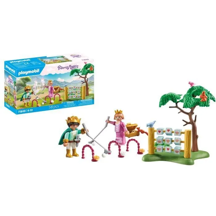 PLAYMOBIL 71849 Jeux de jardin royal avec enfants-5