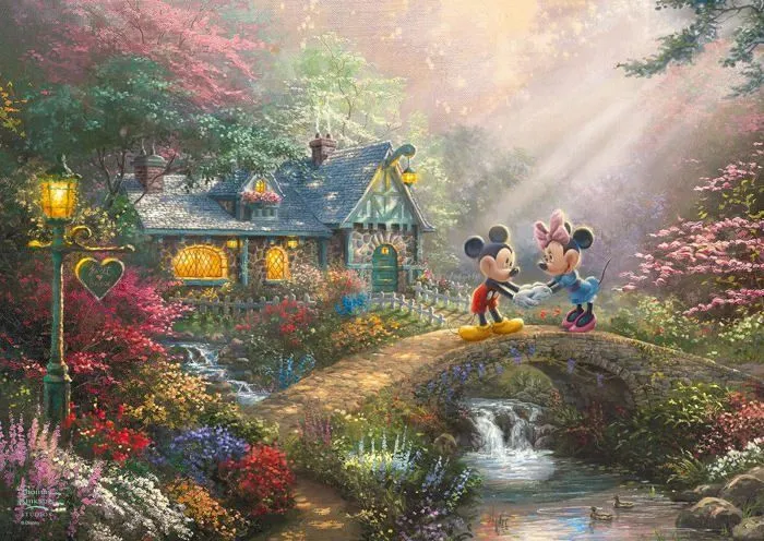 Puzzle - SCHMIDT SPIELE - Disney, Mickey & Minnie - 500 pièces-2