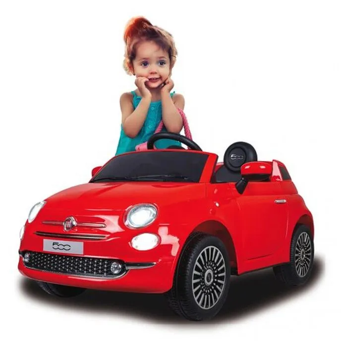 Ride-on Fiat 500 rouge 12V-1