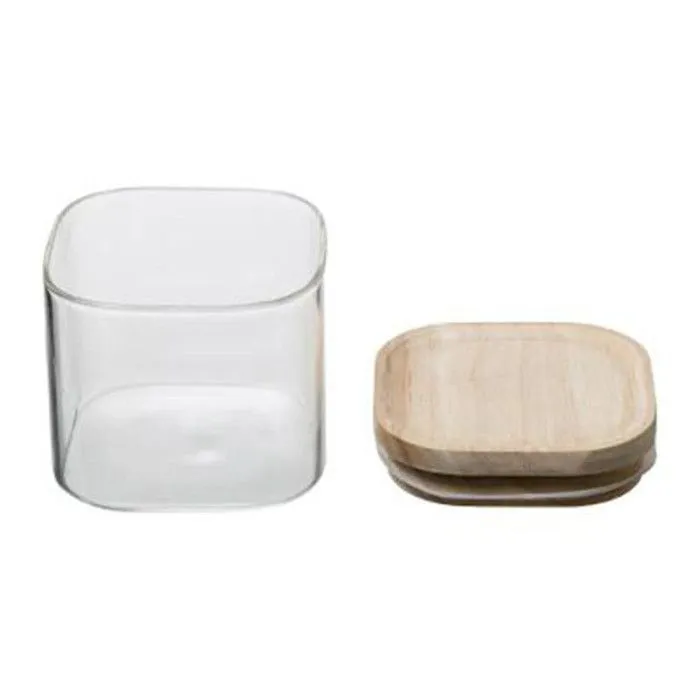 Lot de 3 Bocaux "Empilables" 24cm Transparent-4