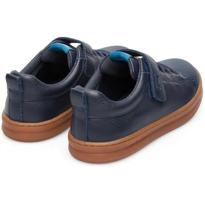 Baskets Enfant - CAMPER - Runner - Bleu - Lacets - Plat-2