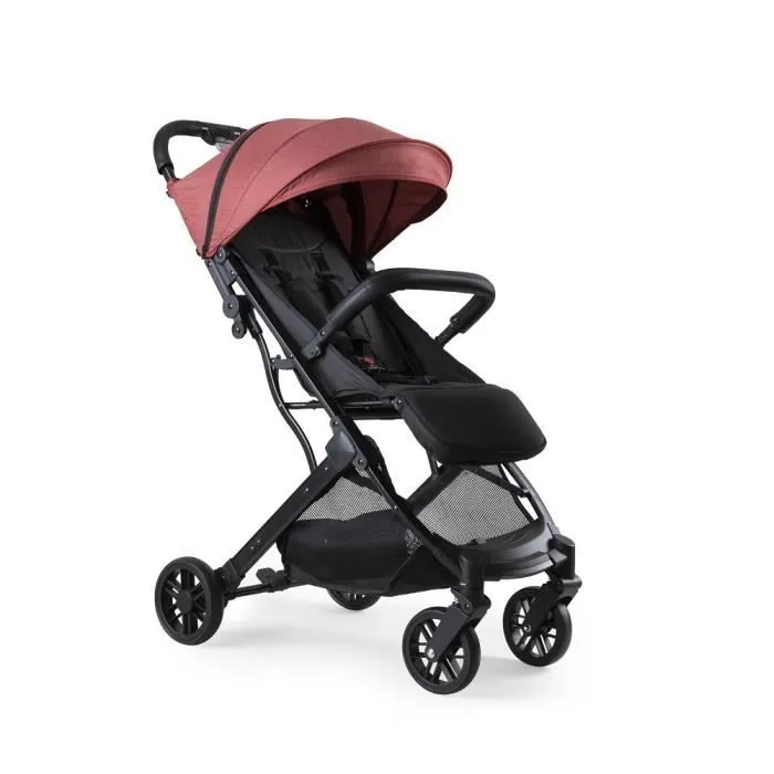 Poussette - Interbaby - Minimum Space Plus - Rouge - 0 mois et plus - Design compact-0