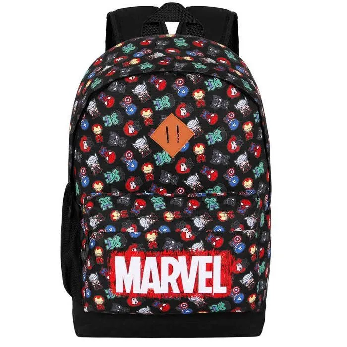 Sac à dos HS PLUS - Marvel Avengers Chibi - Noir - Taille Unique-1