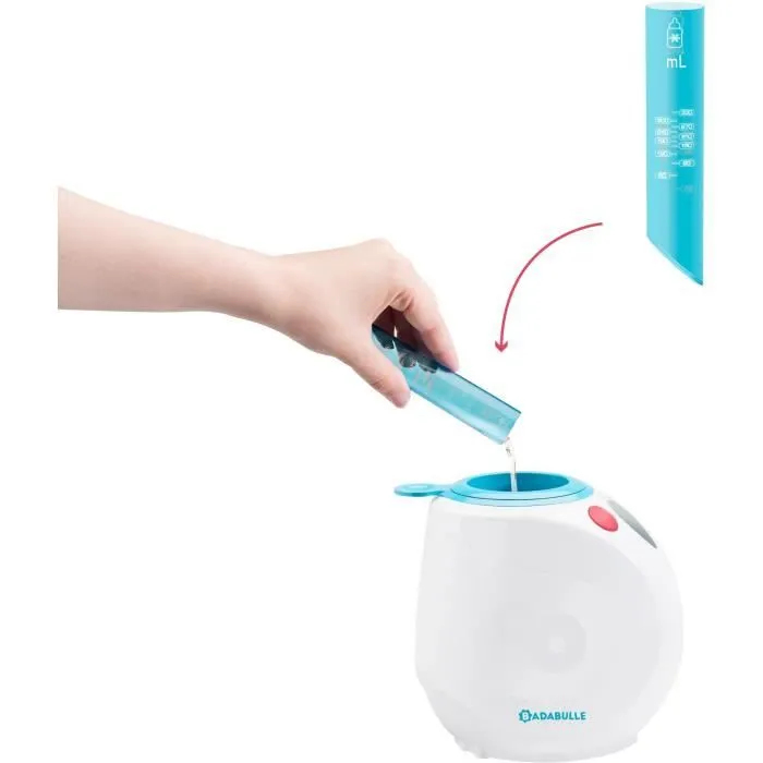 Chauffe-biberon vapeur Easy(+) Maison/Voiture - BADABULLE - Compatible avec tous les biberons et petits pots-1