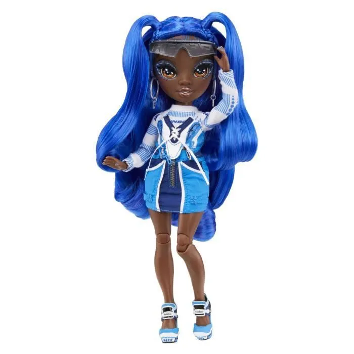 Poupée mannequin Rainbow High S4 - Coco Vanderbalt - Bleu - Accessoires inclus-1