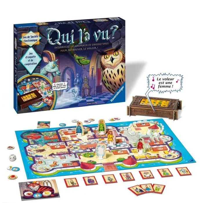 Qui l'a vu ? - Jeu de société - De 2 à 4 joueurs - Dès 6 ans - Version française - Ravensburger-1