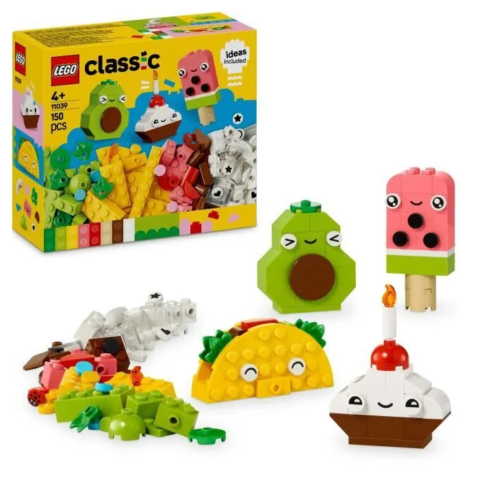 LEGO Classic 11039 Les aliments créatifs - Jouet de construction pour enfants dès 4 ans-0