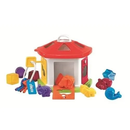CHICCO Trieur de formes Cottage des Animaux 3 en 1-2