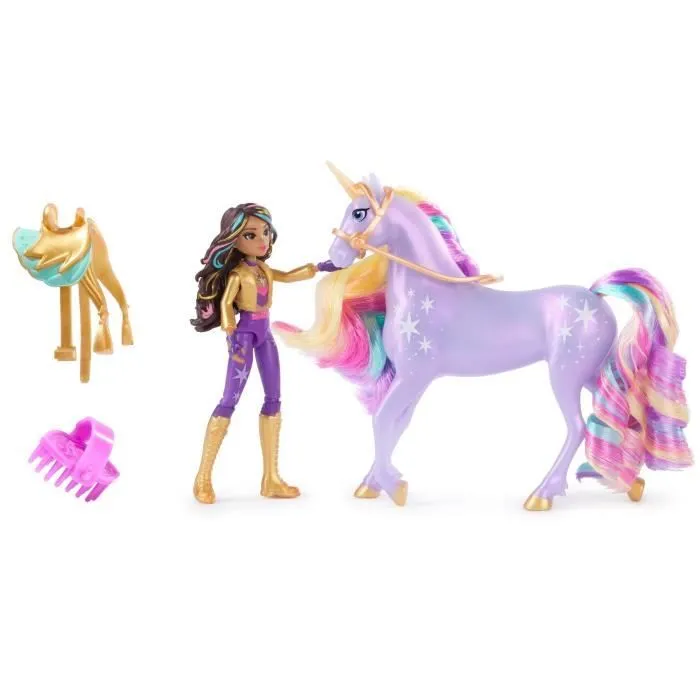 SPIN MASTER COFFRET LICORNE ET POUPEE WILDSTAR ET SOPHIA Unicorn Academy-2