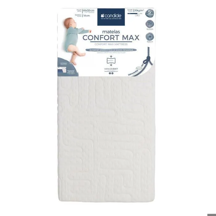 CANDIDE - Matelas Comfort Max 14 cm 60x120 cm-1