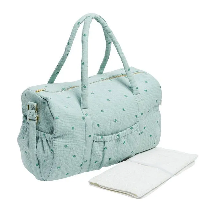 Sac à langer Green Glitter Cat-0