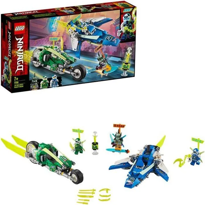 Set de jeu - LEGO® - NINJAGO® 71709 - Bolides de Jay et Lloyd - 322 pièces - À partir de 3 ans-0