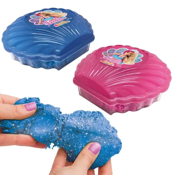 Jeu de peinture Lisciani giochi - 91935 - Liscianigiochi BARBIE SAND BEACH SHELL 150 GR IN DISPLAY-2