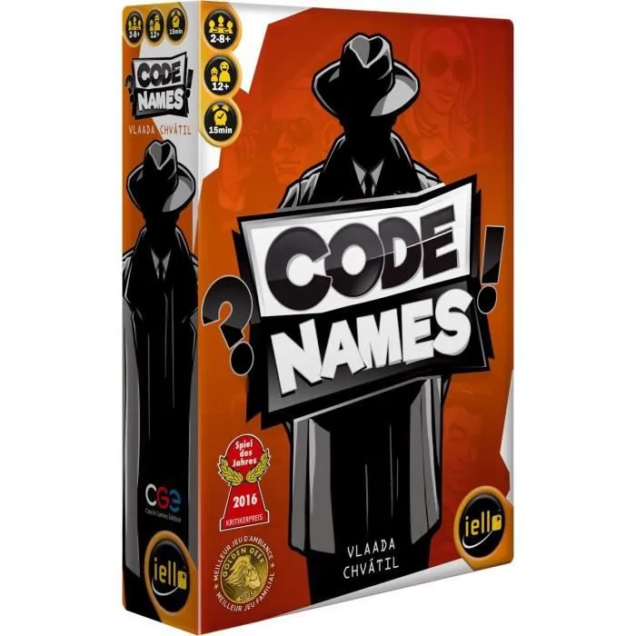 CODENAMES - Jeux de société de réflexion - Version Française - IELLO - 51285-0