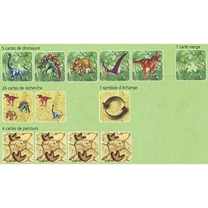 Jeu de mémoire préhistorique - HABA - Dino Poursuite - Enfant - A partir de 5 ans-2