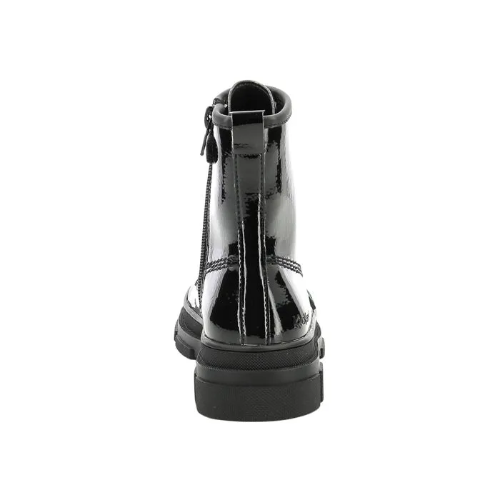 Bottillons - KICKERS - Kick Goji - Noir vernis - Polyuréthane - Enfant Fille-3