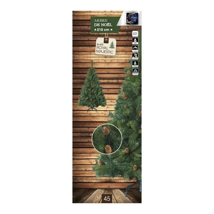 Sapin de Noël "Royal Majestic" 210cm vert Feeric lights & christmas-1