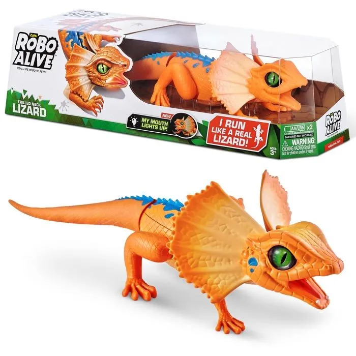 Zuru robo alive - 7149A - ROBO ALIVE ZURU ZURU Alive Lizard Serie 3 Orange,-0