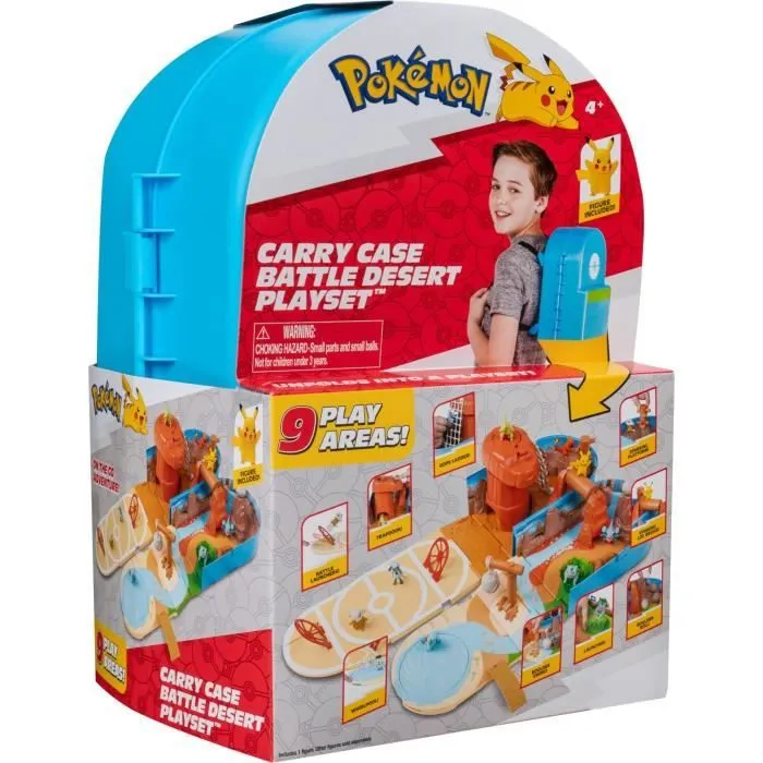 Sac à dos du dresseur Désert - BANDAI - Pokémon - Univers de jeu Pokémon transportable-3