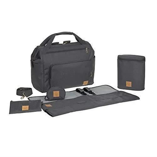 Sac à Langer - Lässig - Goldie Twin - Femme - Gris - Bandoulière - 0 mois - Naissance - Quotidien - Anthracite-0