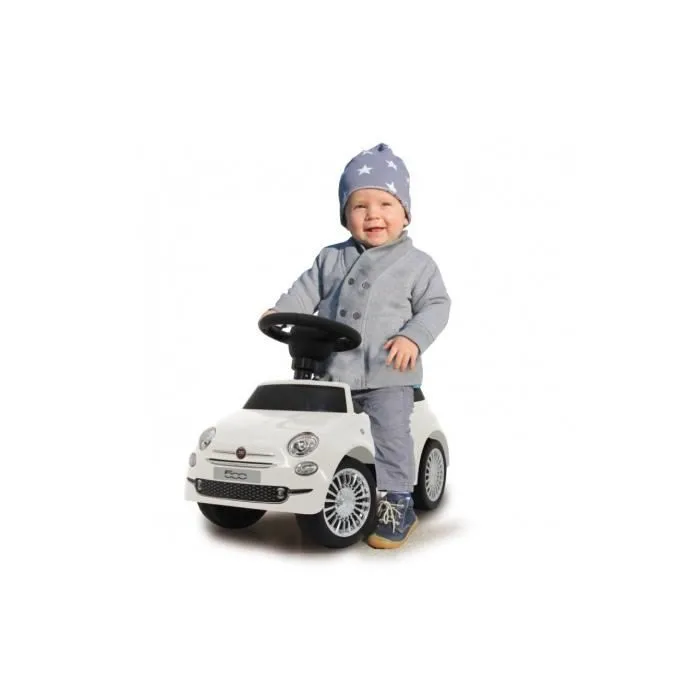 Voiture miniature FIAT - JAMARA - Blanc - Coffre sous le siège - Siège rabattable - Sons divers-1