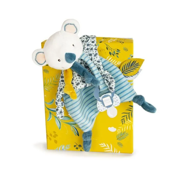DOUDOU ET COMPAGNIE Yoca le Koala - Doudou Attache-sucette-1
