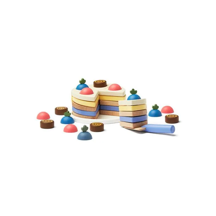 Gâteau à étages en bois Kid's Hub-0