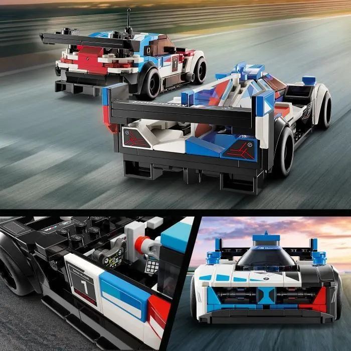 LEGO Speed Champions 76922 Voitures de Course BMW M4 GT3 et BMW M Hybrid V8, Idée Cadeau-3