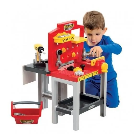 ECOIFFIER Etabli bricolage modulable - 32 pièces - Collection Mecanics - Conseillé dès 18 mois - Origine France Garantie-2