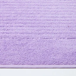 Tapis de Bain - HOMESCAPES - Uni 100% Coton Turc - Violet - 50 x 80 cm-2