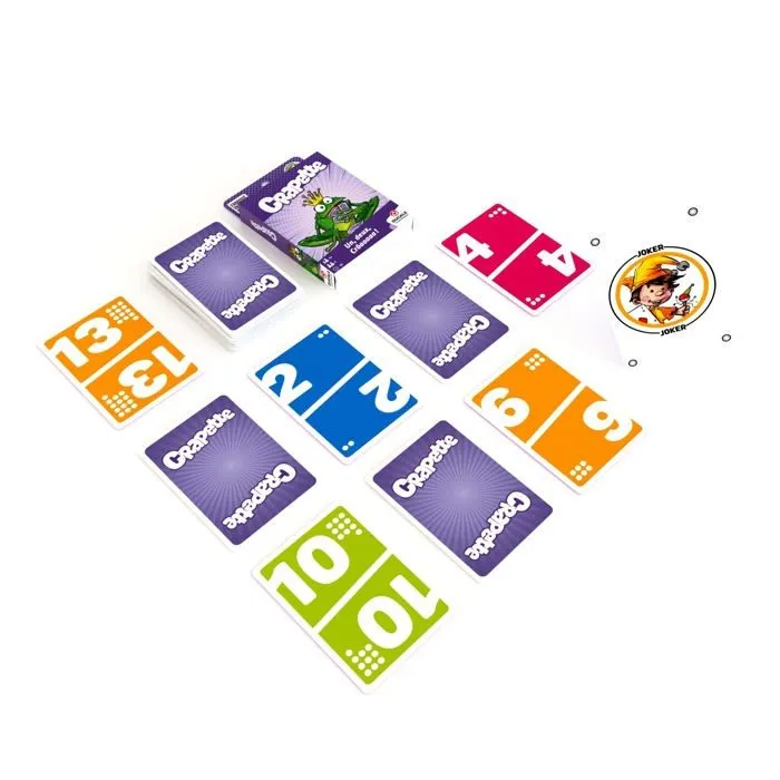 La ducale - 10036683 - Ducale - La Crapette - Jeu de Cartes Enfant - Jeu de rapidite et de reflexe - A partir de 6 Ans-2