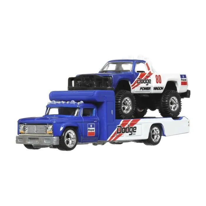 Hot Wheels - Véhicule et Transporteur (modèle aléatoire) - Camion / Petite voiture - Dès 3 ans FLF56-2