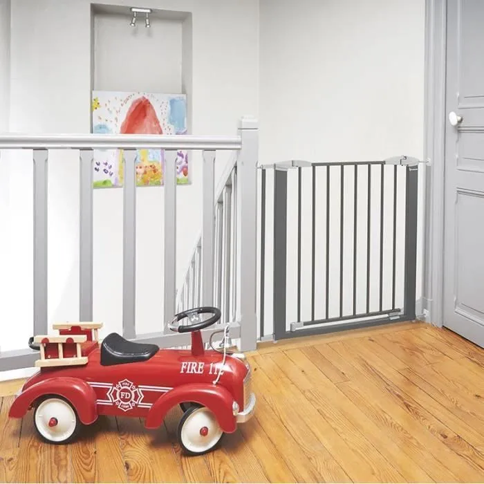 Extension de barrière de sécurité - BADABULLE - Safe & Lock 7 cm - Blanc-2