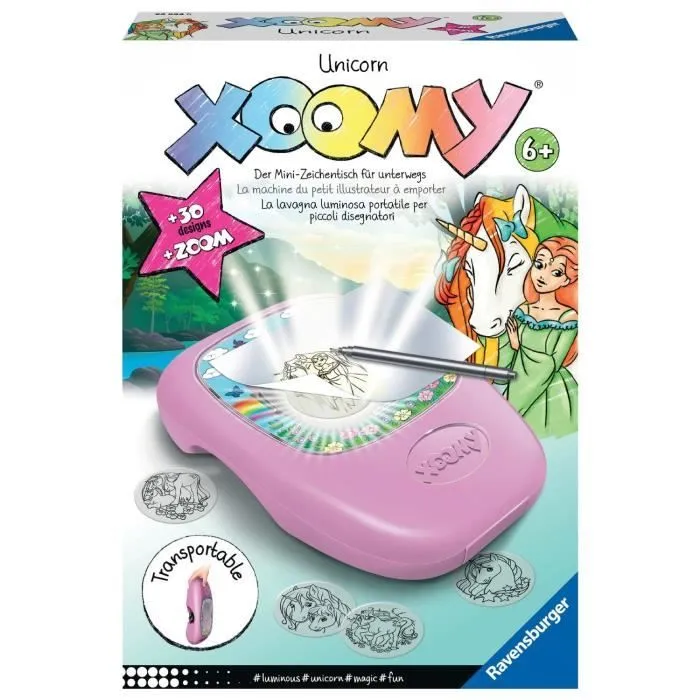 Xoomy Licorne, Jeu de dessin, loisir créatif, dès 6 ans, Ravensburger-0