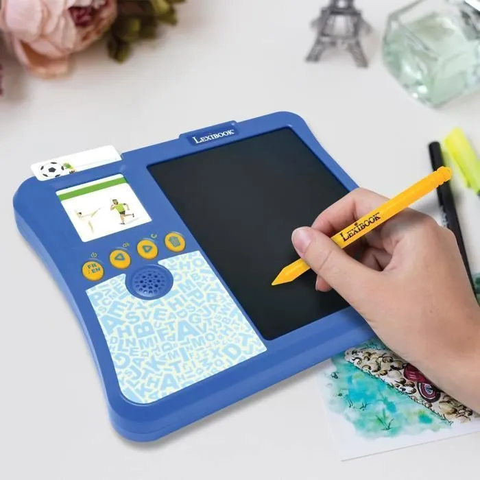 Imagier interactif - LEXIBOOK - Bilingue - 200 cartes éducatives - Tablette à dessin - Apprentissage ludique-4