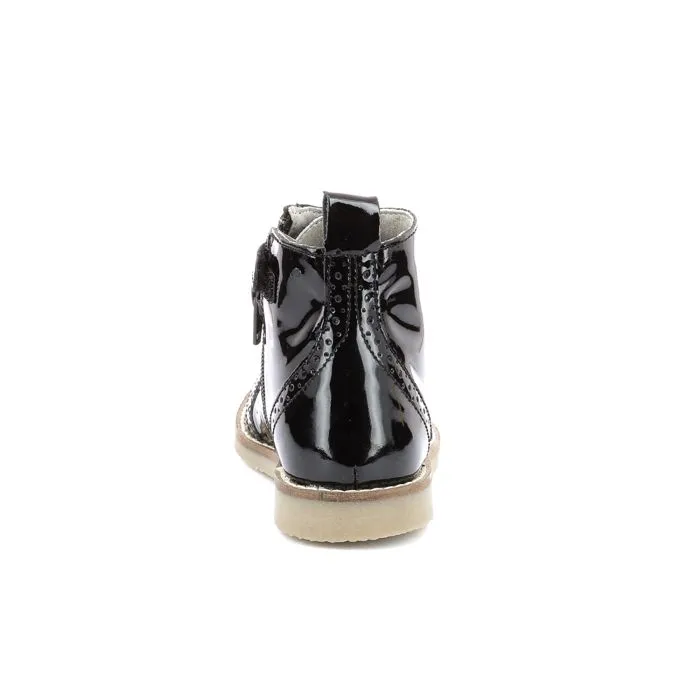 KICKERS Bottillons Tyrol Noir vernis-2