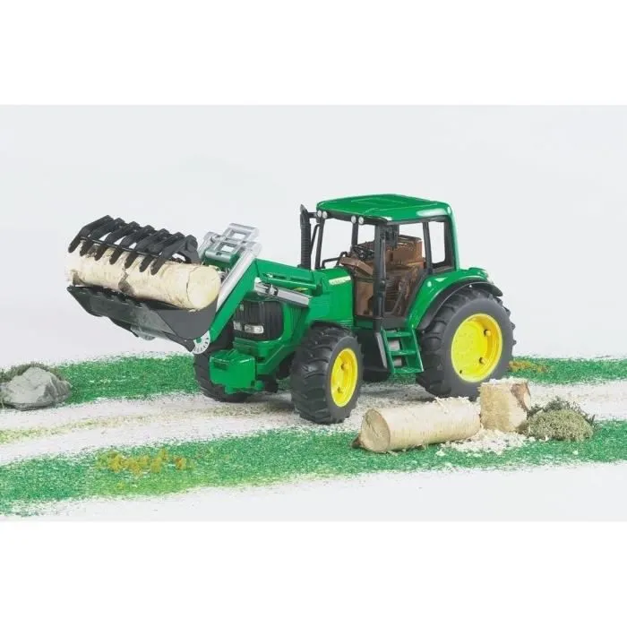 Tracteur JOHN DEERE 6920 avec fourche BRUDER - Jouet pour enfant de 3 ans et plus-1