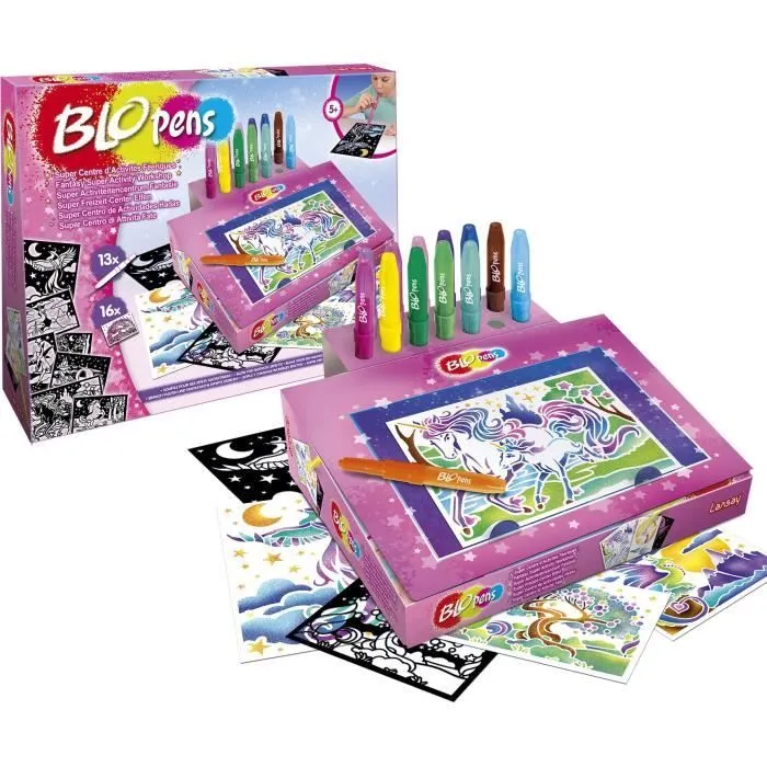 LANSAY - BLOPENS - Super Centre d'Activités Féeriques - Dessin et Coloriage - Dès 5 ans-2