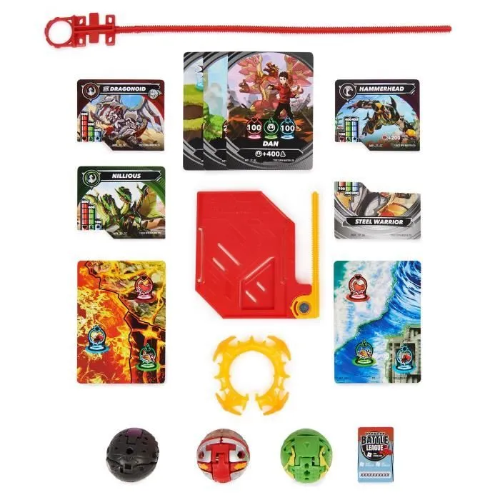 BAKUGAN - STARTER PACK V1 - 2 Bakugan + 1 Bakugan Special Attack-2