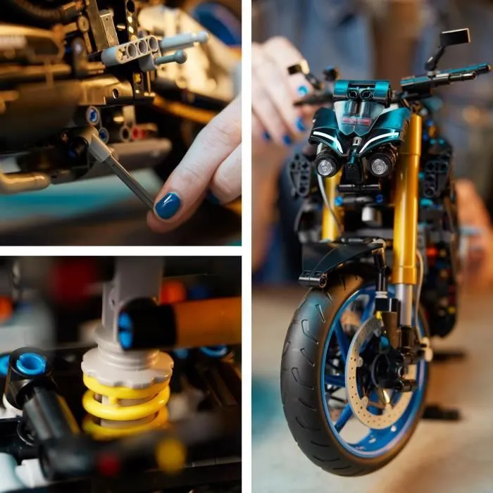 LEGO Technic 42159 Yamaha MT-10 SP, Kit de Maquette de Moto pour Adultes, Cadeau Motard pour Hommes et Femmes-3