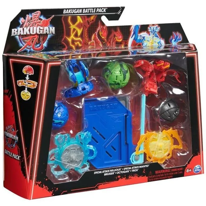 BAKUGAN - Battle Pack - 3 Bakugan + 2 Bakugan Special Attack-0