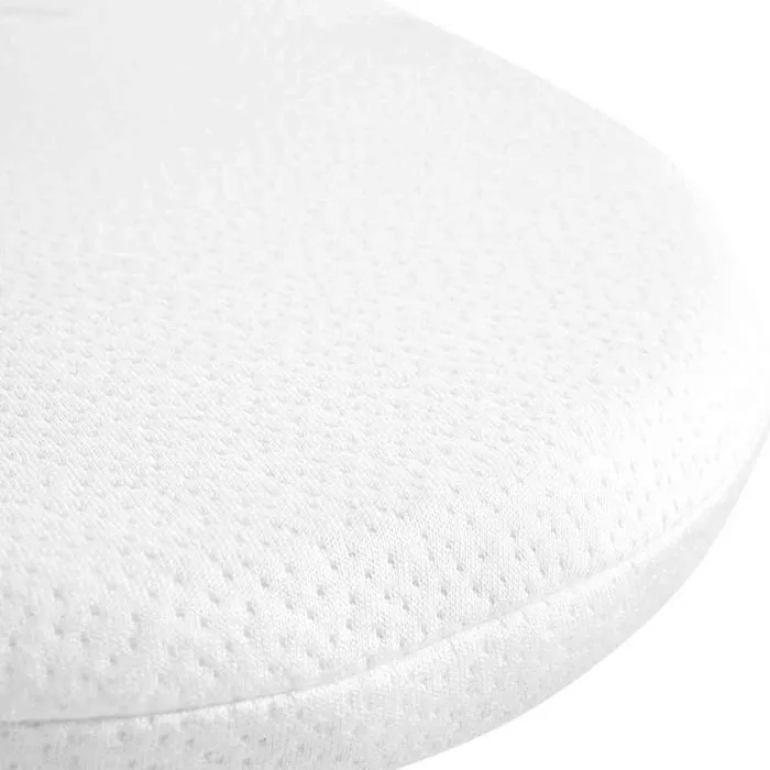 Matelas de couffin sans traitement déhoussable et réversible 32x72cm - Blanc - Fabriqué en France - P'tit Lit-2