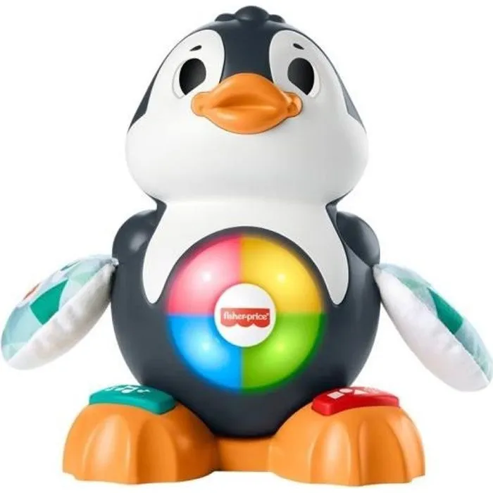 Fisher-Price - Valentin le Pingouin Linkimals - Jouet d'éveil bébé - Dès 9 mois HCJ61-0