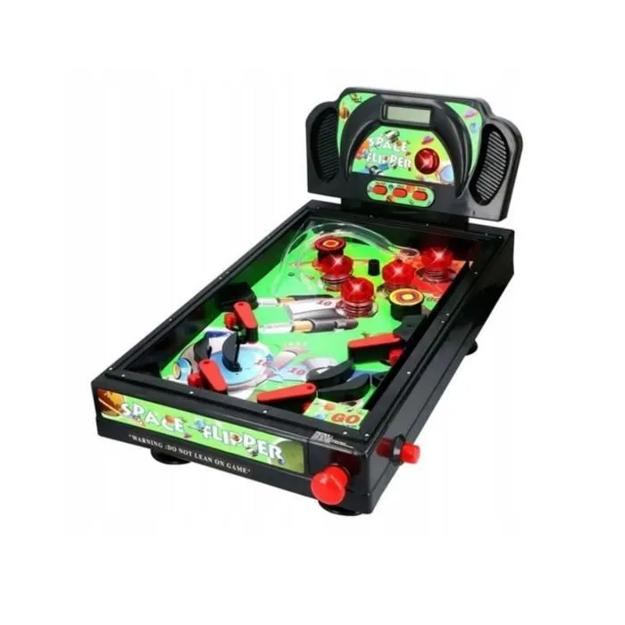 DEVESSPORT Pinball Space Flipper avec pieds fixes 64 x 38 x 88 cm-3